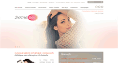 Desktop Screenshot of dermaskin.ca